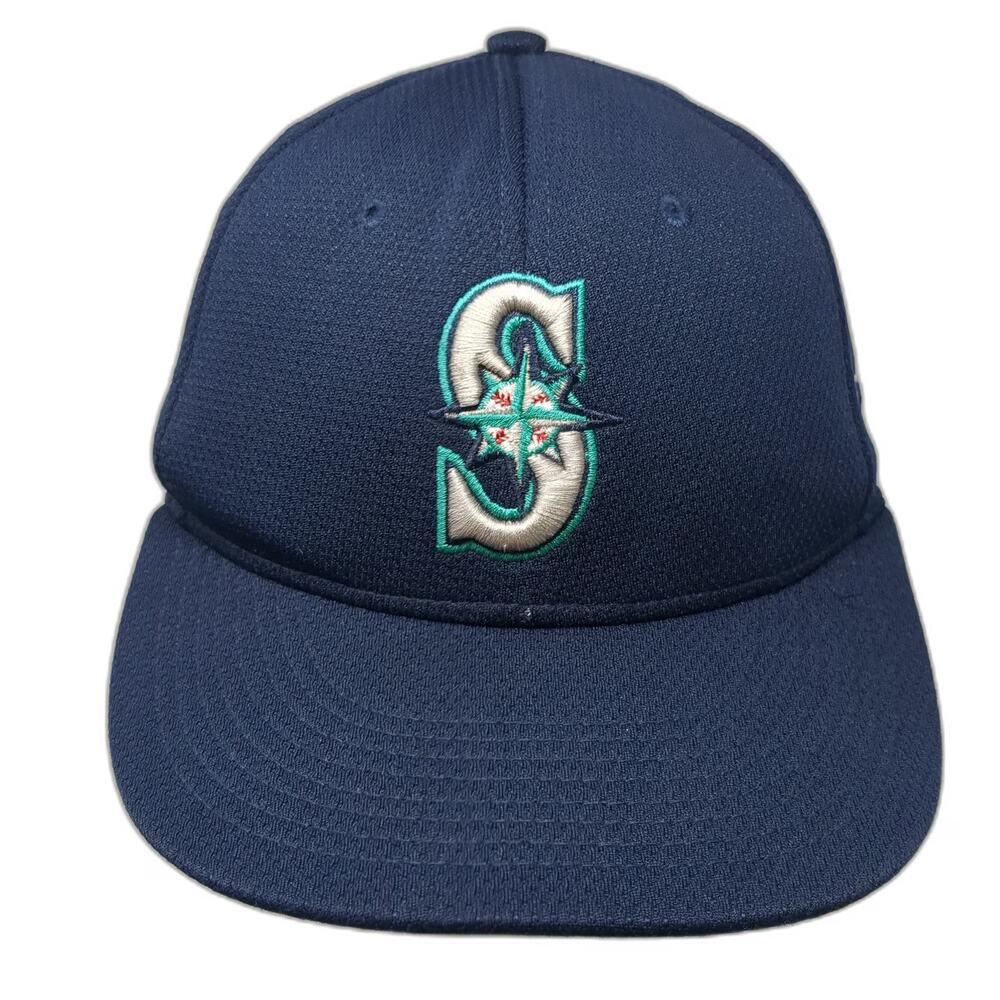 Seattle Mariners MLB OC Sports Baseball Cap Hat Blue One Size Strapback Compass